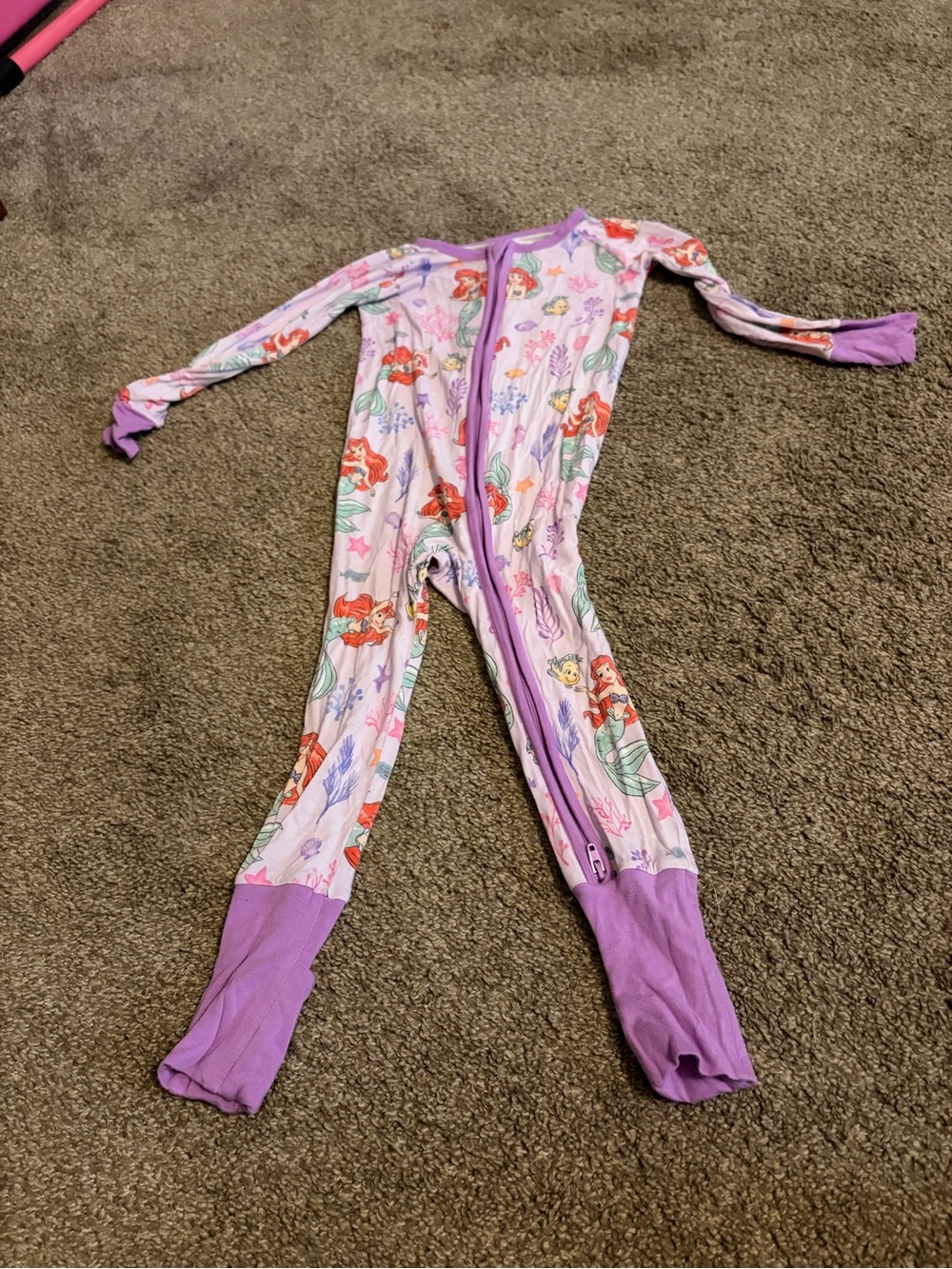 Little Sleepies - Little Mermaid - Ariel - bamboo pajamas